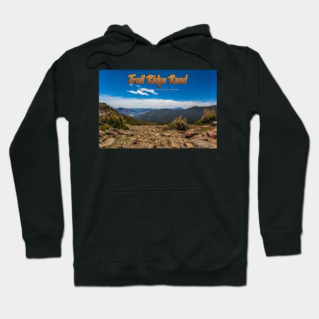 Trail Ridge Road in Rocky Mountain National Park Hoodie by Gestalt Imagery